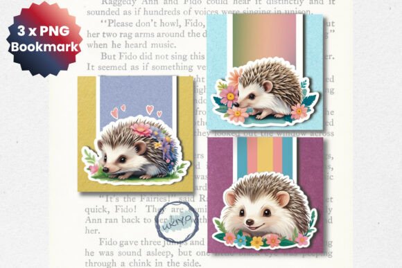 Add a Sweet Touch with Cute Hedgehog Magnetic Bookmarks