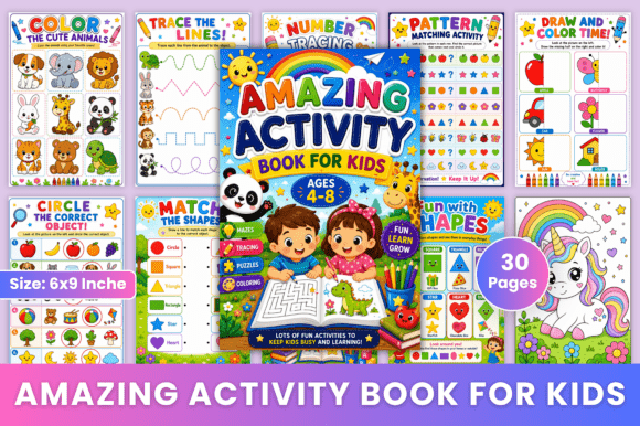 Amazing Activity Book for Kids: A Creative Workbook Review