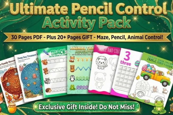 Build Confidence & Coordination with the Ultimate Pencil Control Activity Pack