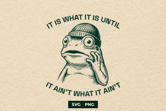 Embrace Existential Dread with This Dapper Toad SVG