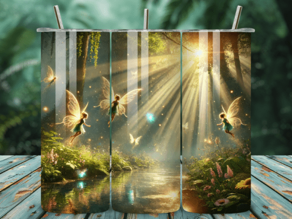 Enchanting Magical Forest Fairy Tumbler Wrap
