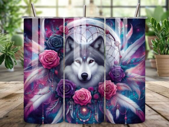 Grey Wolf Dreamcatcher 20oz Tumbler Wrap: A Guide for Crafters