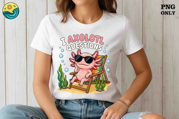 I Axolotl Questions: Your Next Favorite Summer Design Asset