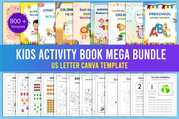 Kids Activity Book Mega Bundle Canva: A Complete Design Solution