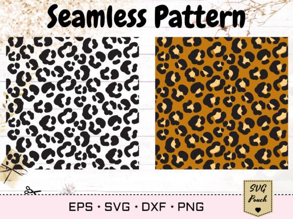 Leopard Seamless Pattern SVG: Wild Style for Modern Designs