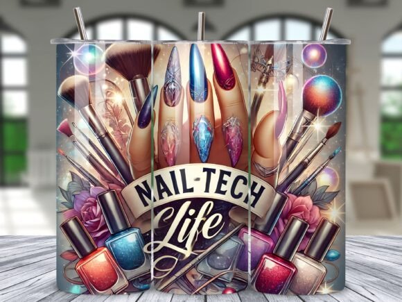 Nail Tech Life Tools Tumbler Wrap Design: A Designer’s Guide