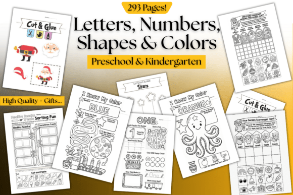 Preschool Learning Worksheets Bundle: A No-Prep Powerhouse for Early Education